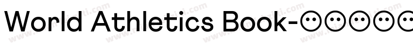 World Athletics Book字体转换